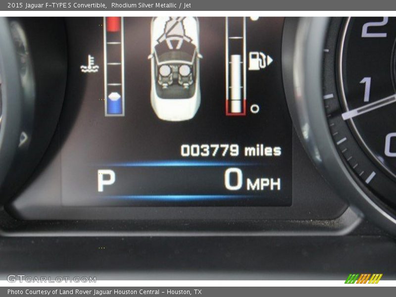 Rhodium Silver Metallic / Jet 2015 Jaguar F-TYPE S Convertible