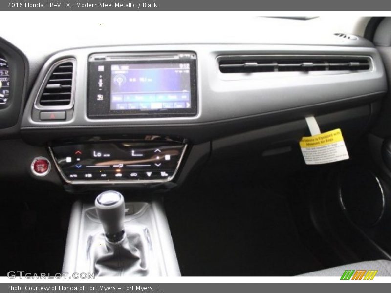 Modern Steel Metallic / Black 2016 Honda HR-V EX