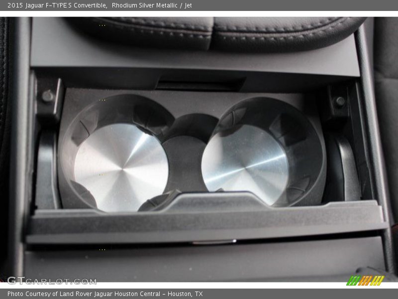 Rhodium Silver Metallic / Jet 2015 Jaguar F-TYPE S Convertible