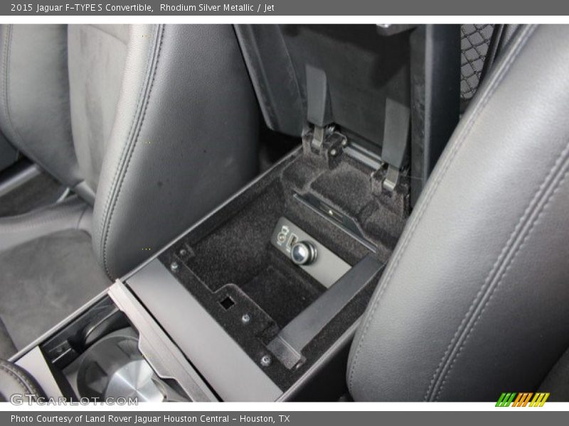 Rhodium Silver Metallic / Jet 2015 Jaguar F-TYPE S Convertible
