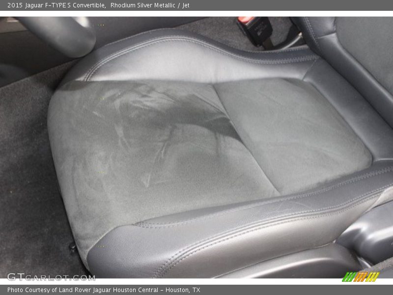 Rhodium Silver Metallic / Jet 2015 Jaguar F-TYPE S Convertible