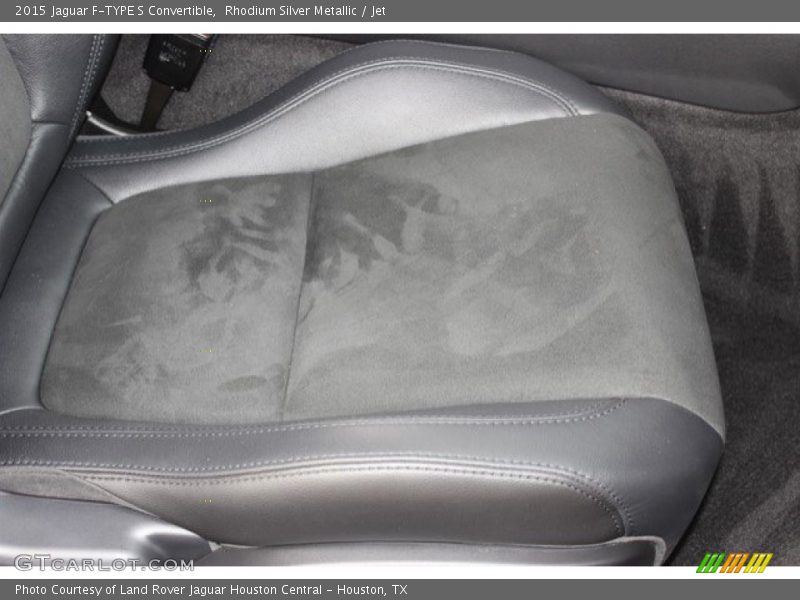 Rhodium Silver Metallic / Jet 2015 Jaguar F-TYPE S Convertible