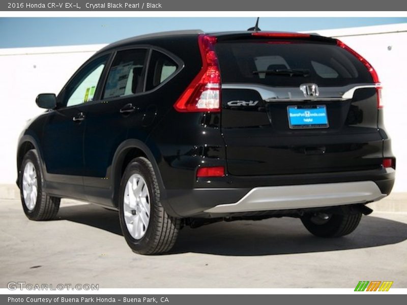 Crystal Black Pearl / Black 2016 Honda CR-V EX-L