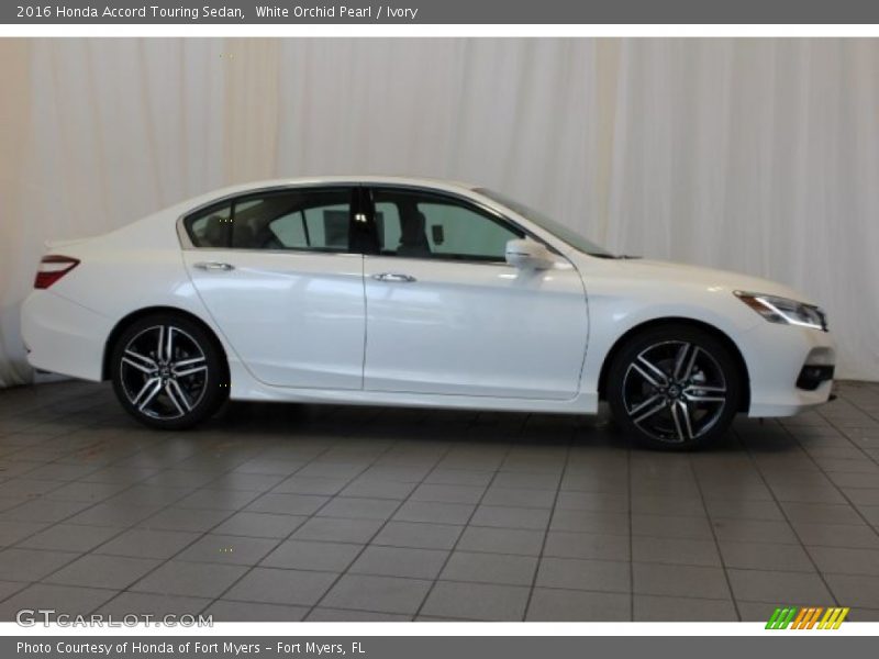 White Orchid Pearl / Ivory 2016 Honda Accord Touring Sedan
