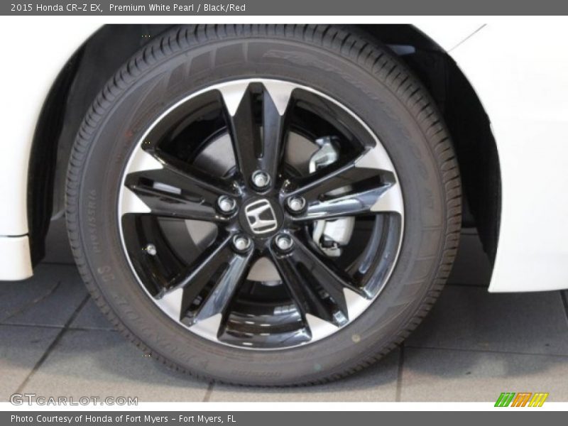 Premium White Pearl / Black/Red 2015 Honda CR-Z EX