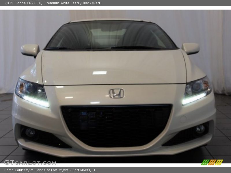 Premium White Pearl / Black/Red 2015 Honda CR-Z EX