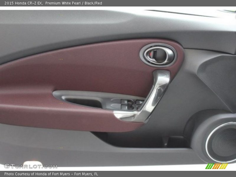 Premium White Pearl / Black/Red 2015 Honda CR-Z EX