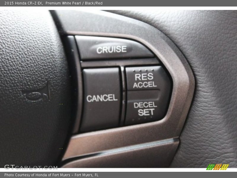 Premium White Pearl / Black/Red 2015 Honda CR-Z EX