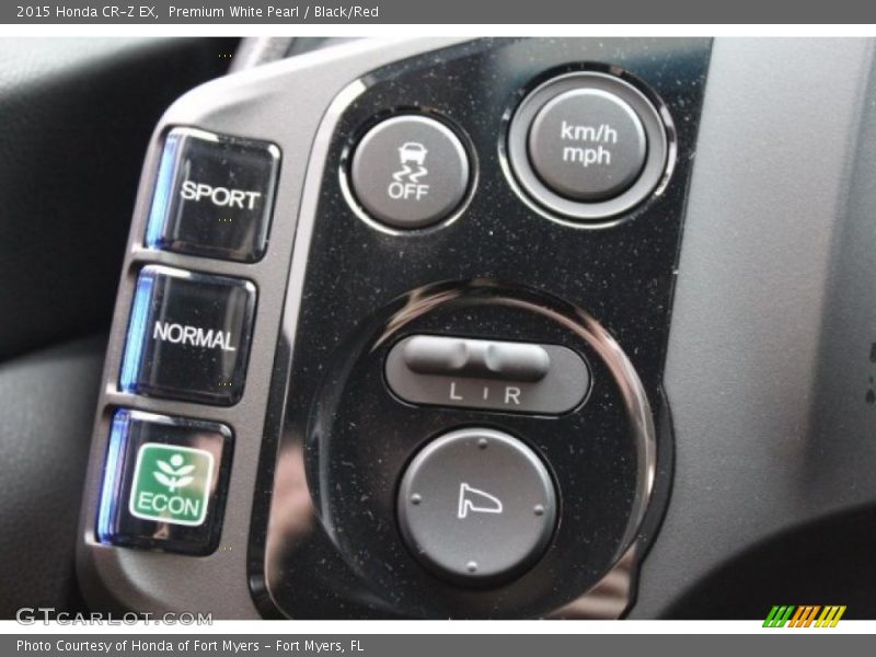 Premium White Pearl / Black/Red 2015 Honda CR-Z EX