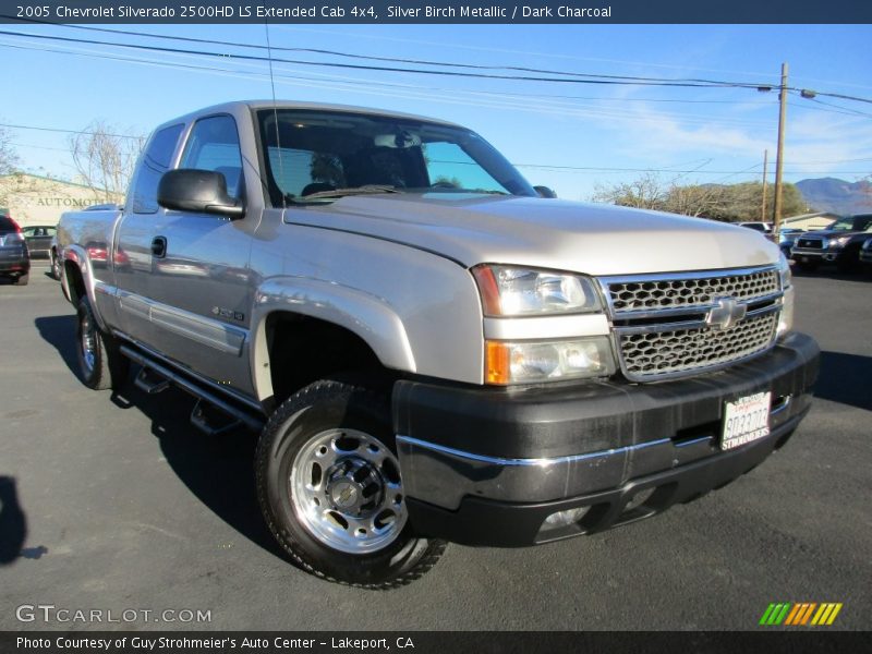 Silver Birch Metallic / Dark Charcoal 2005 Chevrolet Silverado 2500HD LS Extended Cab 4x4