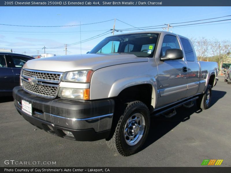 Silver Birch Metallic / Dark Charcoal 2005 Chevrolet Silverado 2500HD LS Extended Cab 4x4
