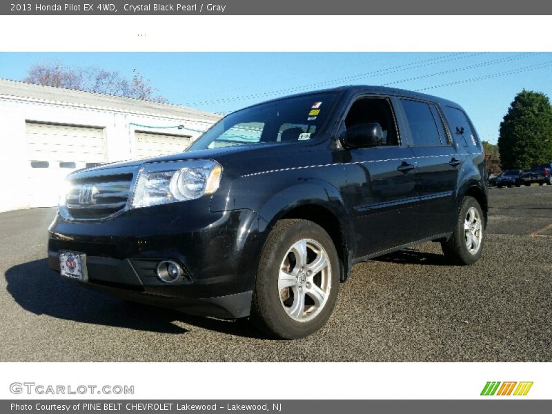 Crystal Black Pearl / Gray 2013 Honda Pilot EX 4WD