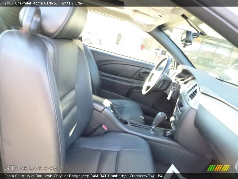 White / Gray 2007 Chevrolet Monte Carlo SS