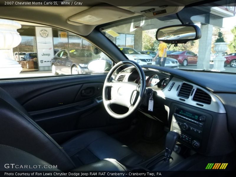 White / Gray 2007 Chevrolet Monte Carlo SS
