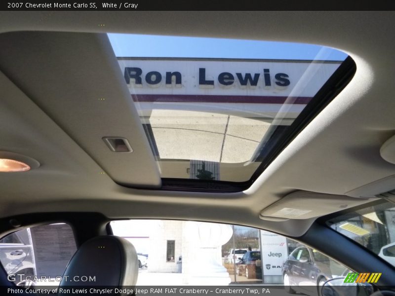 White / Gray 2007 Chevrolet Monte Carlo SS