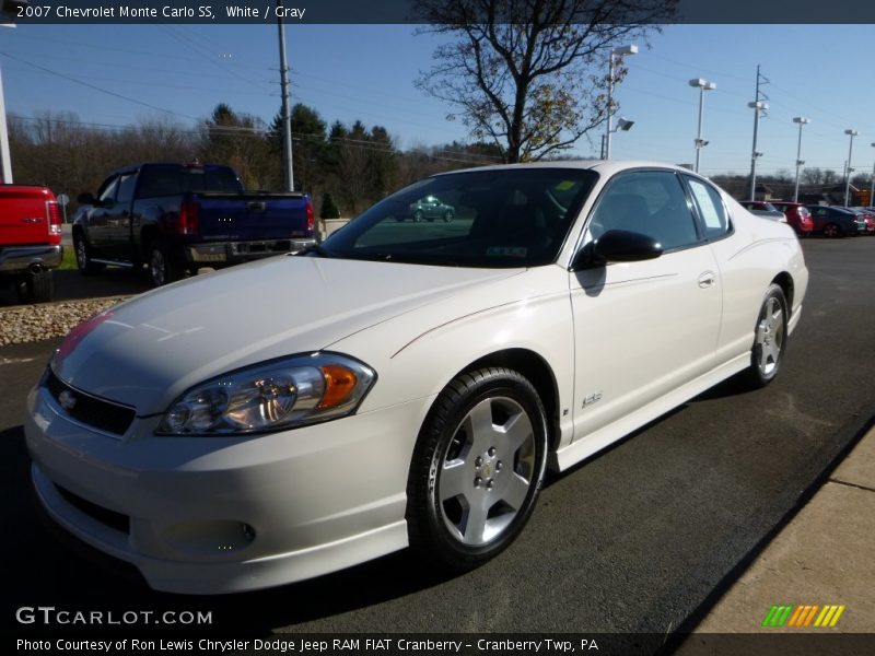 White / Gray 2007 Chevrolet Monte Carlo SS