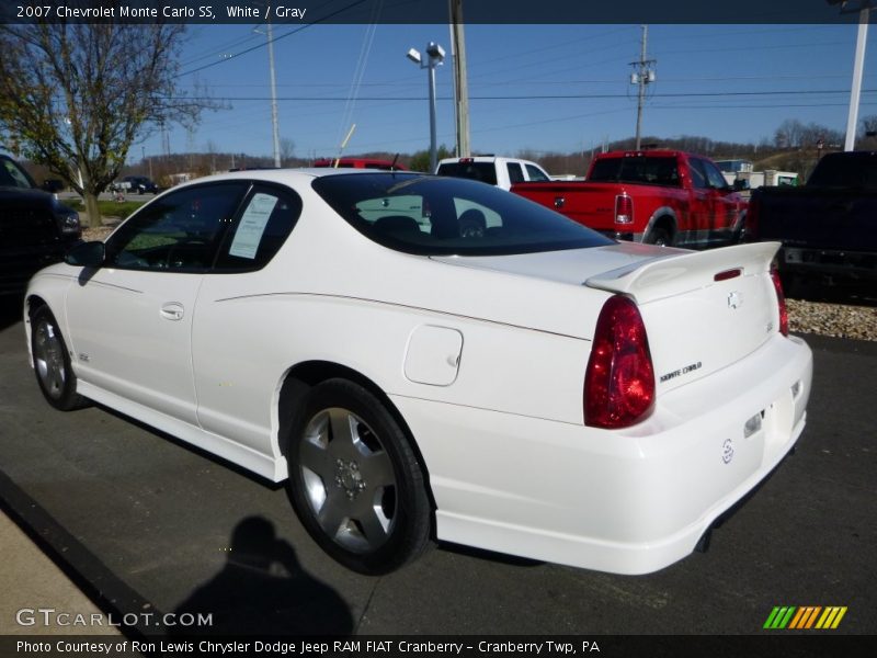 White / Gray 2007 Chevrolet Monte Carlo SS