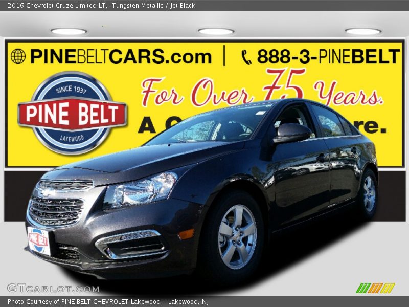Tungsten Metallic / Jet Black 2016 Chevrolet Cruze Limited LT
