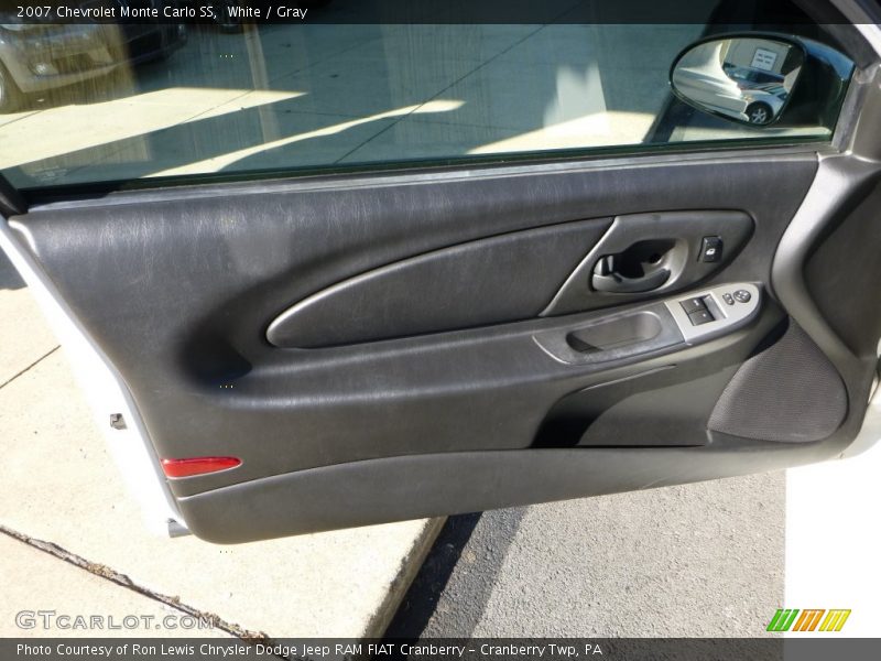 White / Gray 2007 Chevrolet Monte Carlo SS