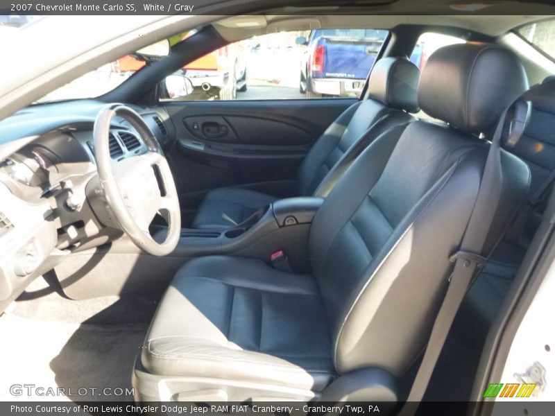 White / Gray 2007 Chevrolet Monte Carlo SS