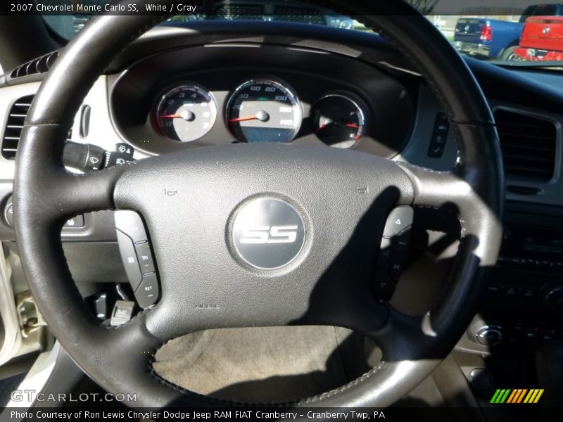 White / Gray 2007 Chevrolet Monte Carlo SS