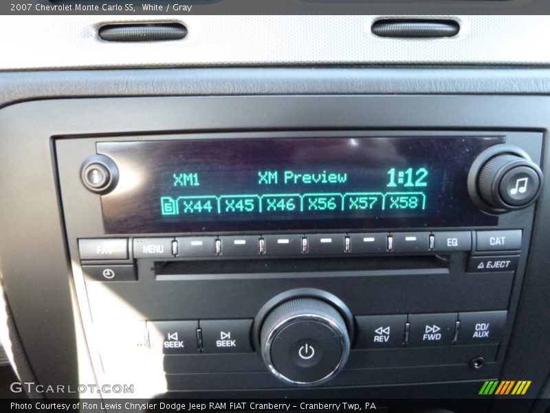 White / Gray 2007 Chevrolet Monte Carlo SS