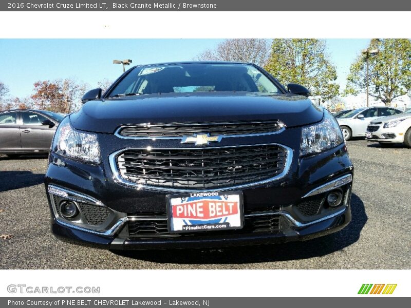 Black Granite Metallic / Brownstone 2016 Chevrolet Cruze Limited LT