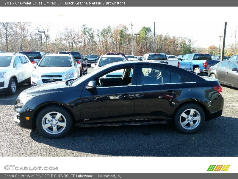 Black Granite Metallic / Brownstone 2016 Chevrolet Cruze Limited LT