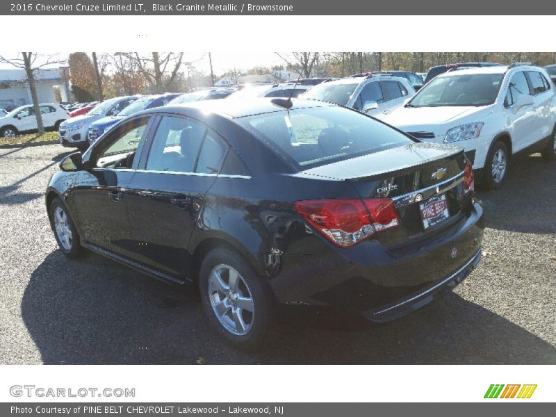 Black Granite Metallic / Brownstone 2016 Chevrolet Cruze Limited LT