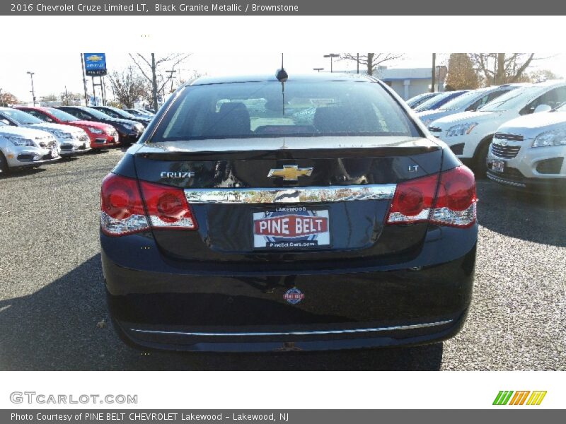 Black Granite Metallic / Brownstone 2016 Chevrolet Cruze Limited LT