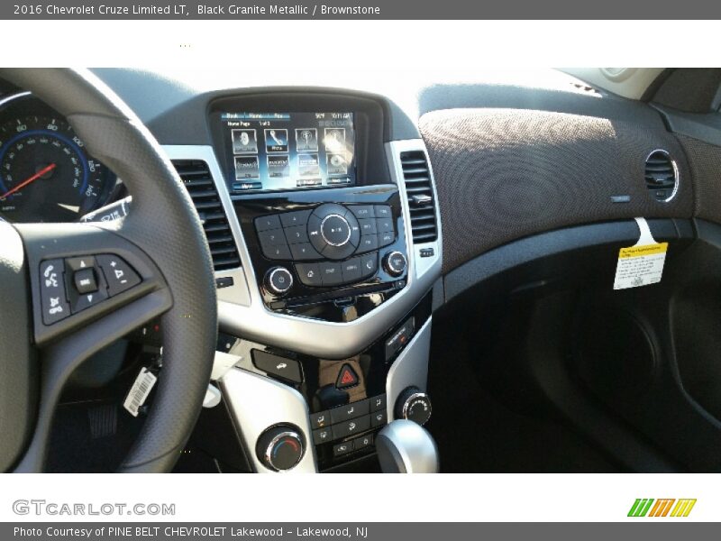 Black Granite Metallic / Brownstone 2016 Chevrolet Cruze Limited LT