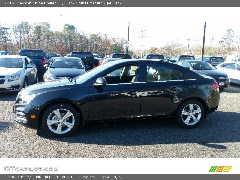 Black Granite Metallic / Jet Black 2016 Chevrolet Cruze Limited LT
