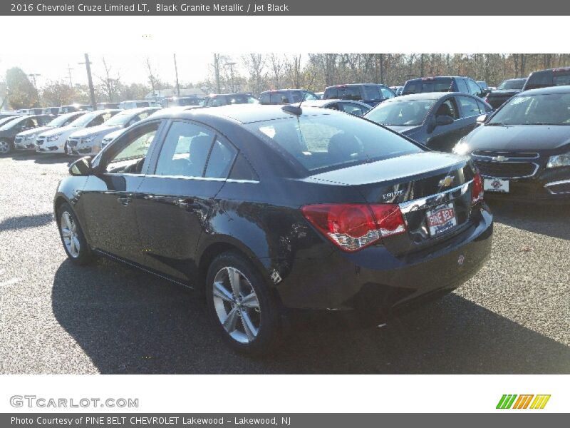 Black Granite Metallic / Jet Black 2016 Chevrolet Cruze Limited LT