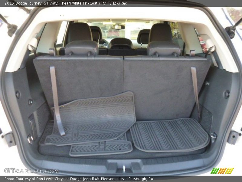 Pearl White Tri-Coat / R/T Black/Red 2015 Dodge Journey R/T AWD