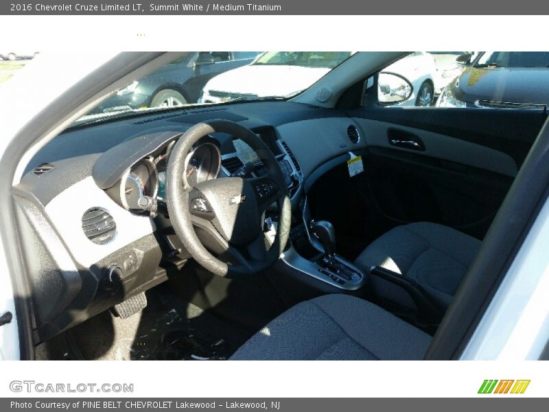 Summit White / Medium Titanium 2016 Chevrolet Cruze Limited LT