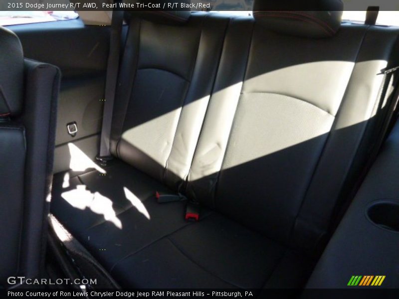 Pearl White Tri-Coat / R/T Black/Red 2015 Dodge Journey R/T AWD