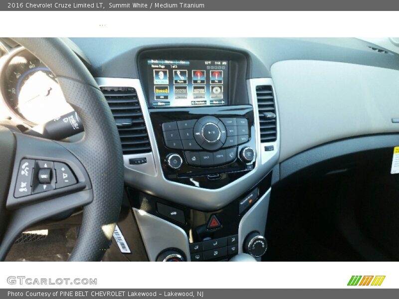 Summit White / Medium Titanium 2016 Chevrolet Cruze Limited LT