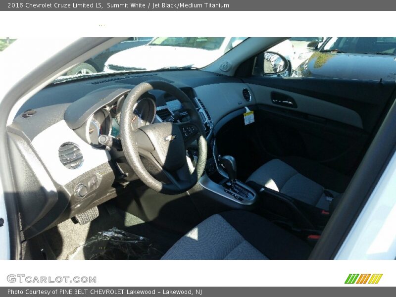 Summit White / Jet Black/Medium Titanium 2016 Chevrolet Cruze Limited LS