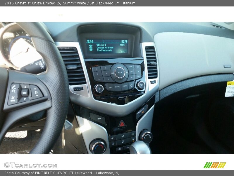 Summit White / Jet Black/Medium Titanium 2016 Chevrolet Cruze Limited LS
