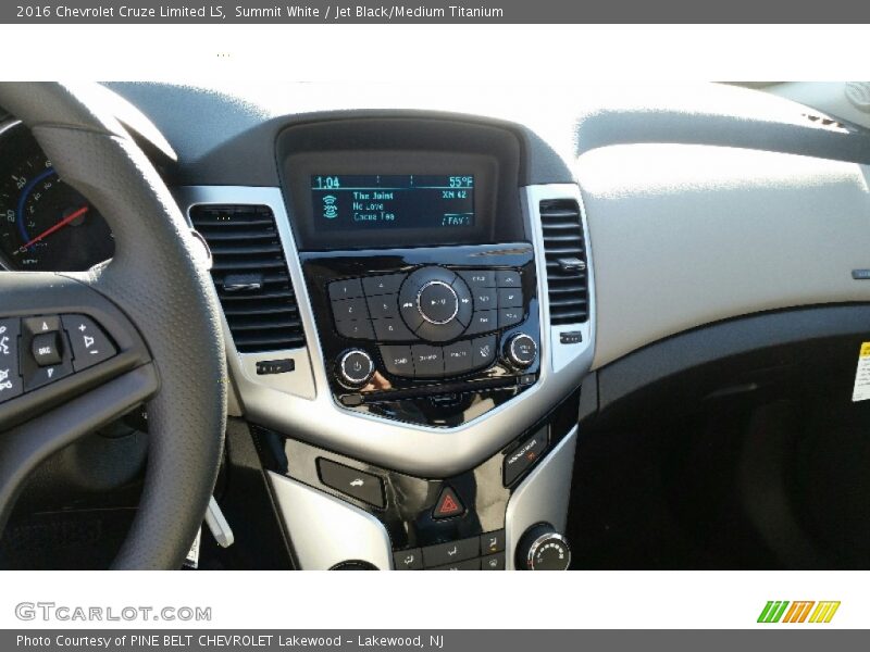 Summit White / Jet Black/Medium Titanium 2016 Chevrolet Cruze Limited LS
