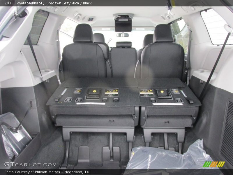 Predawn Gray Mica / Black 2015 Toyota Sienna SE