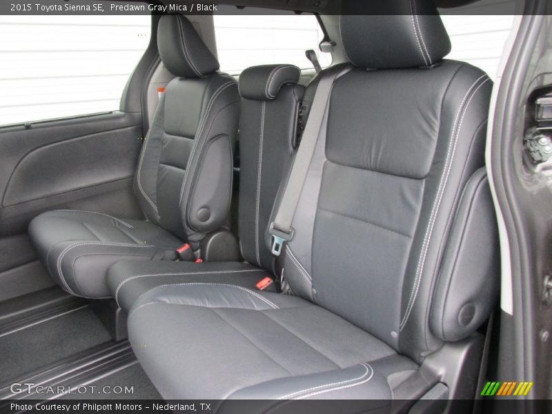 Predawn Gray Mica / Black 2015 Toyota Sienna SE