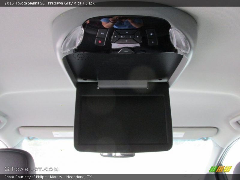 Predawn Gray Mica / Black 2015 Toyota Sienna SE