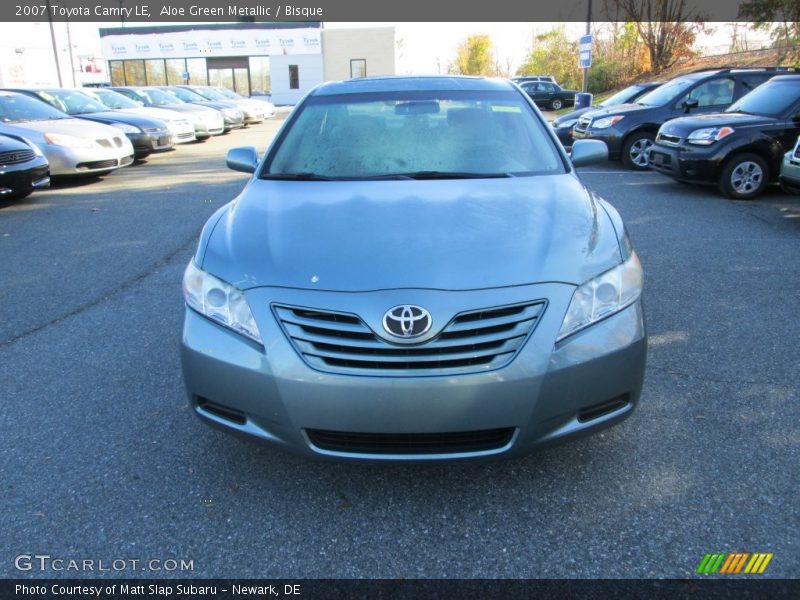 Aloe Green Metallic / Bisque 2007 Toyota Camry LE