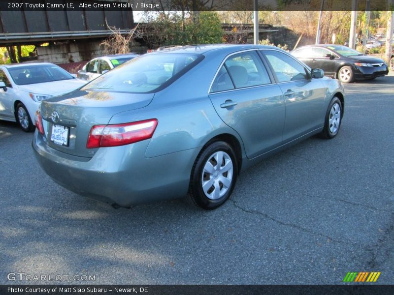 Aloe Green Metallic / Bisque 2007 Toyota Camry LE