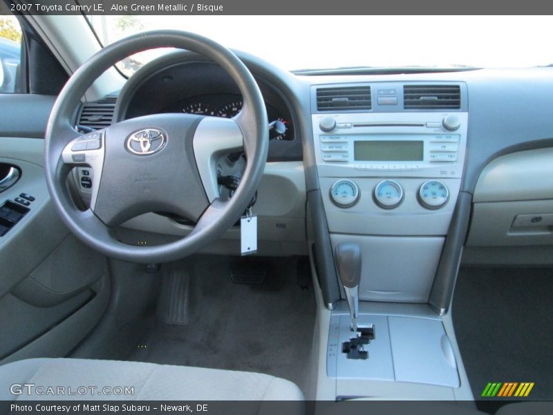 Aloe Green Metallic / Bisque 2007 Toyota Camry LE