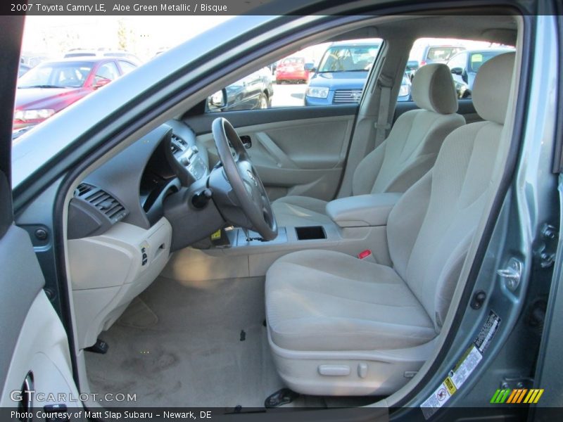 Aloe Green Metallic / Bisque 2007 Toyota Camry LE