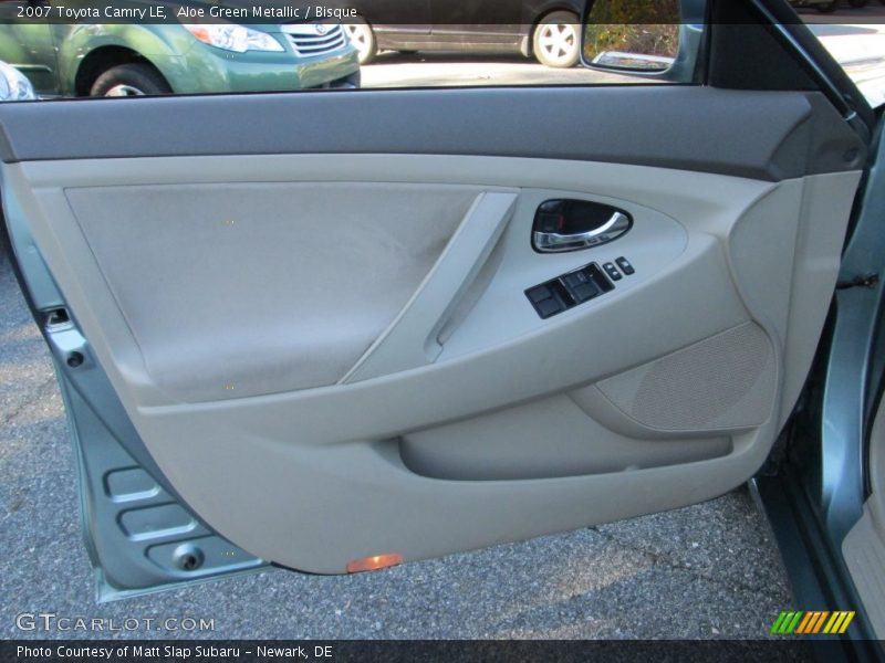 Aloe Green Metallic / Bisque 2007 Toyota Camry LE