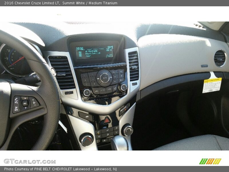 Summit White / Medium Titanium 2016 Chevrolet Cruze Limited LT