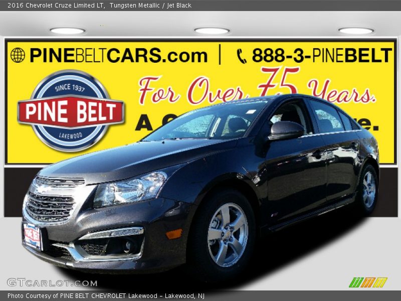 Tungsten Metallic / Jet Black 2016 Chevrolet Cruze Limited LT